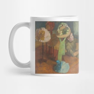 The Millinery Shop by Edgar Degas Mug